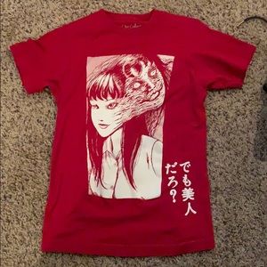 Red junji ito shirt